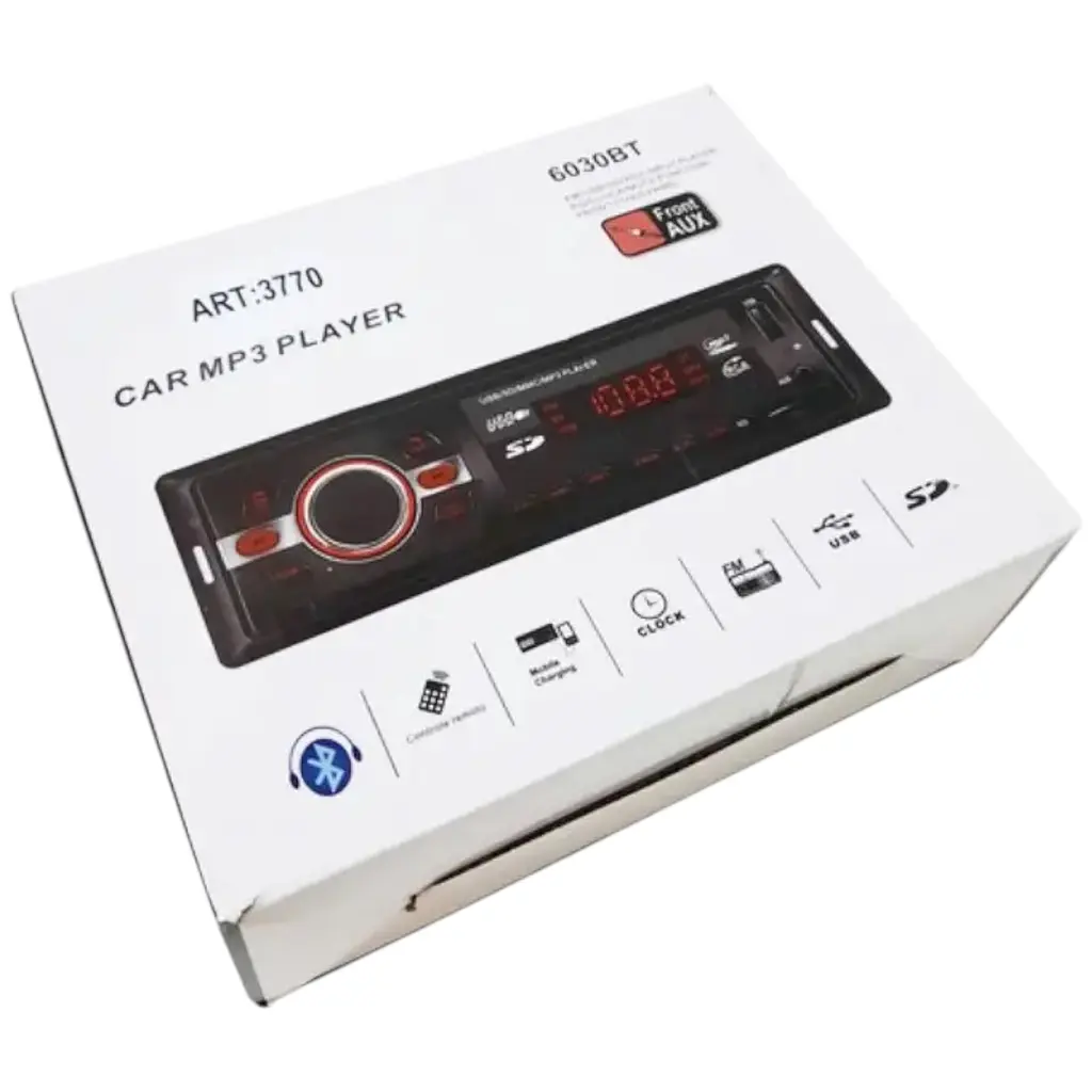 Автомагнітола RGB Technology 6031BT Bluetooth автомобільна магнітола чорна - фото 6