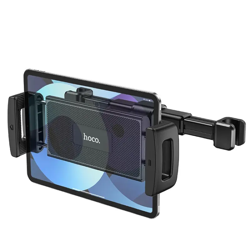 Автодержатель для планшета Hoco CA121 Prospering headrest car holder for tablets черный - фото 3