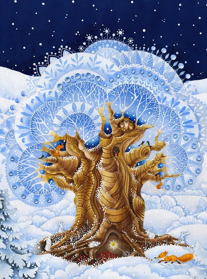 Адвент-пазл-календар різдвяна таємниця великодерева kni0003995 - фото 3