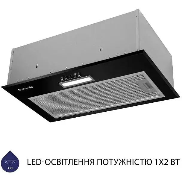Витяжка вбудована Minola HBI 5214 BL 700 LED - фото 3