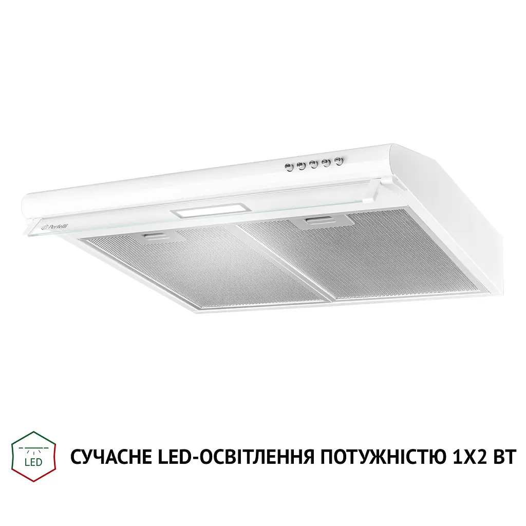 Витяжка плоска Perfelli PL 6144 W LED - фото 4