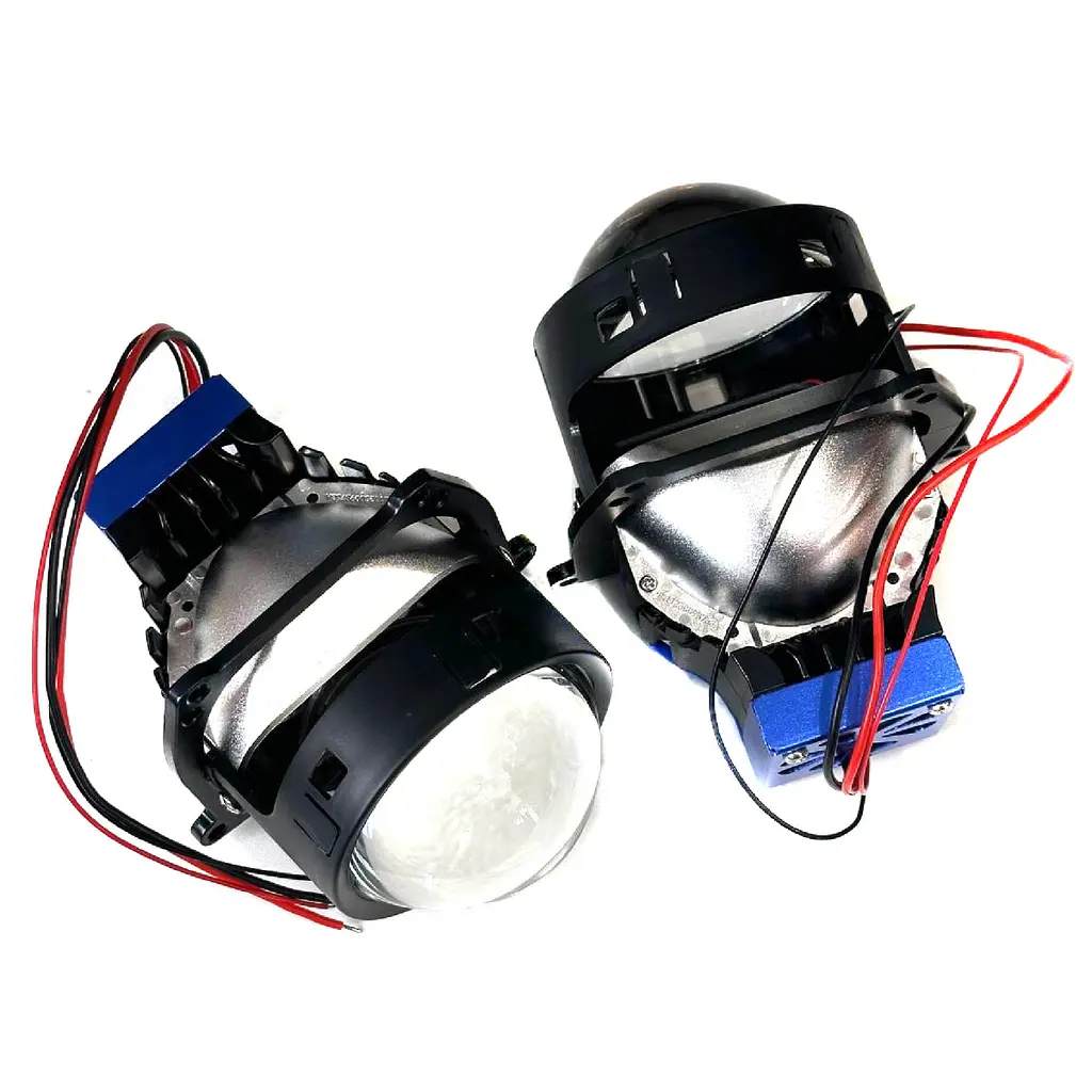 Автомобільні BI-LED лінзи D3" дюйма D76 мм A3 50 / 60Вт 5500К 2 шт. - фото 3