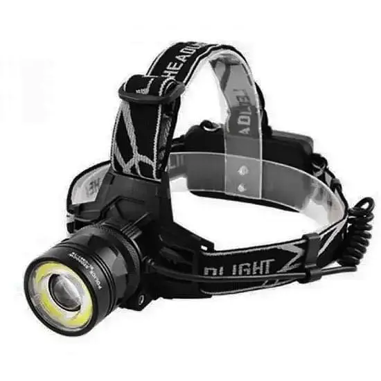 Фонарь налобный Headlight Police BL-C861 аккумуляторный для рыбалки T6+COB 2х18650 - фото 8