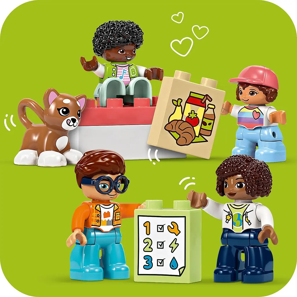 Конструктор LEGO DUPLO Town Большой интерактивный общественный поезд 103 детали (10428) - фото 5