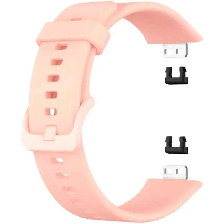 Ремінець DK Huawei Watch Fit / Fit SE Silicone Sport Full Light Classic (pink) - фото 2