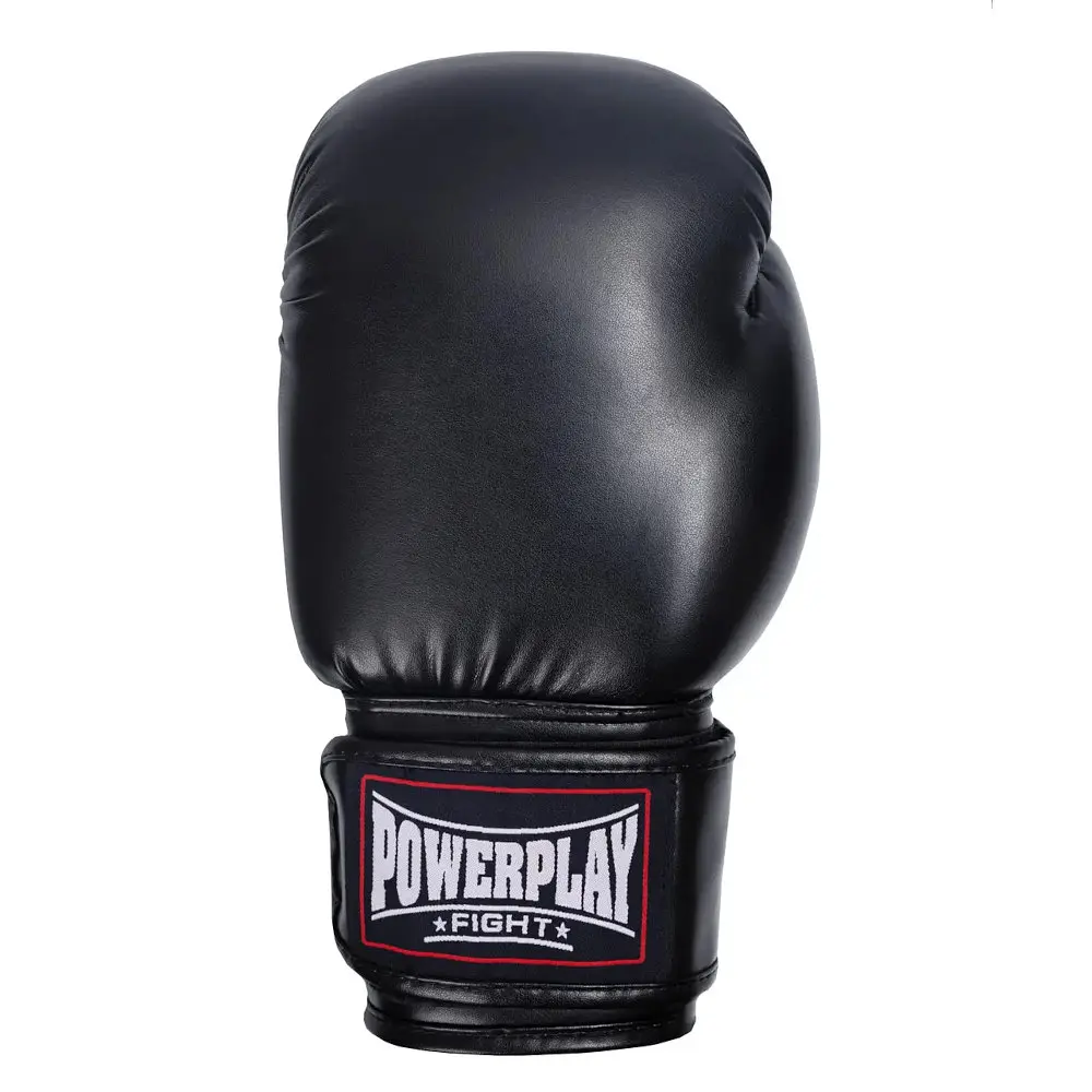 Рукавиці боксерські Power Play PP 3004, Black - 10 унцій - фото 5