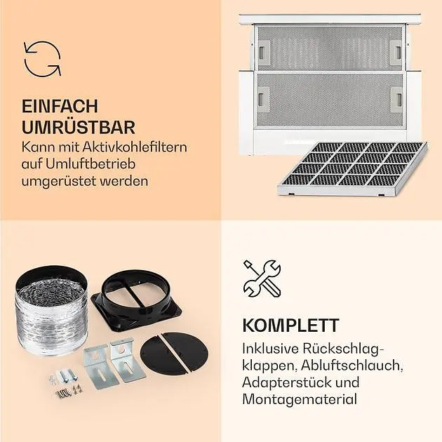 Витяжка Klarstein Mariana Neo 60 (10035925) - фото 5