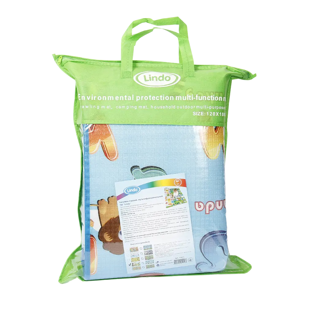 Килимок ігровий Lindo Звірі, 180х120 см (F1011) - фото 4