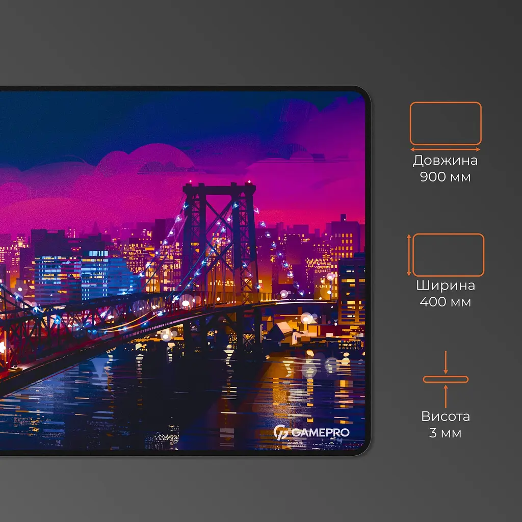 Ігрова поверхня GamePro Speed/Control Black (MP275C) - фото 5