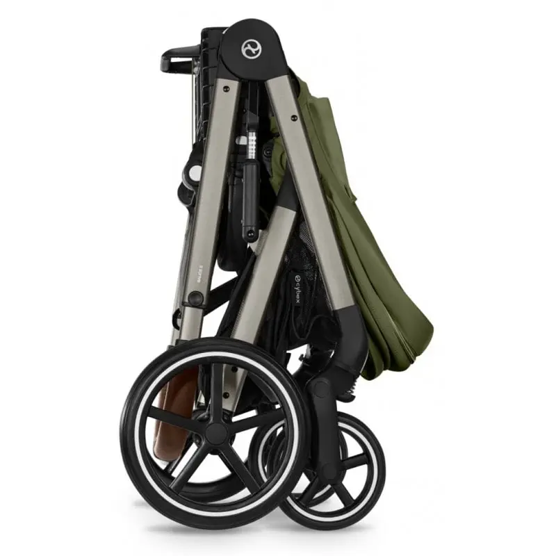 Коляска Cybex Balios 3 в 1 Moss Green автокрісло Cloud T i-Size Plus Leaf Green + адаптори - фото 6