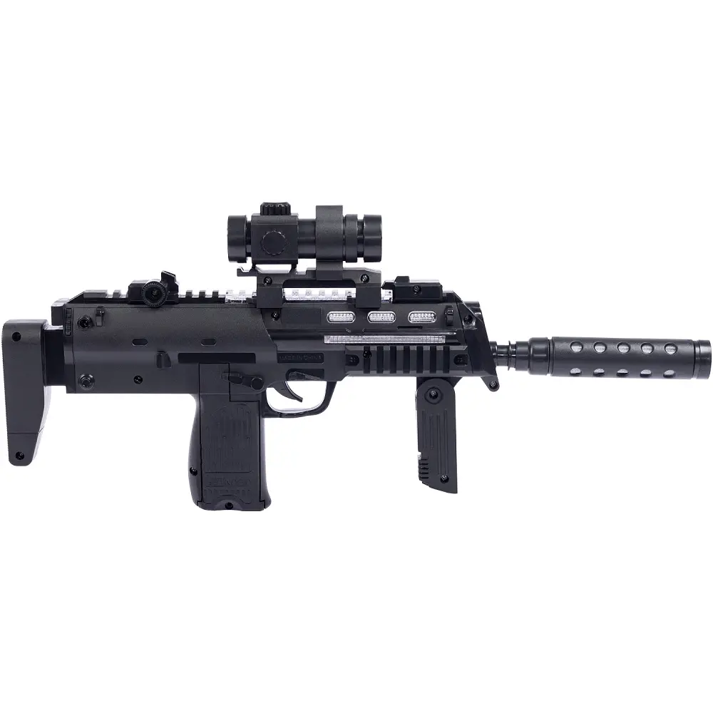 Автомат світло-звуковий ZIPP Toys HK MP7 Чорний - фото 3