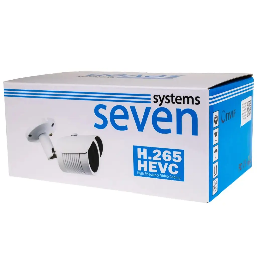 Камера видеонаблюдения SEVEN Systems IP7225PA-DL (2.8) черный - фото 4