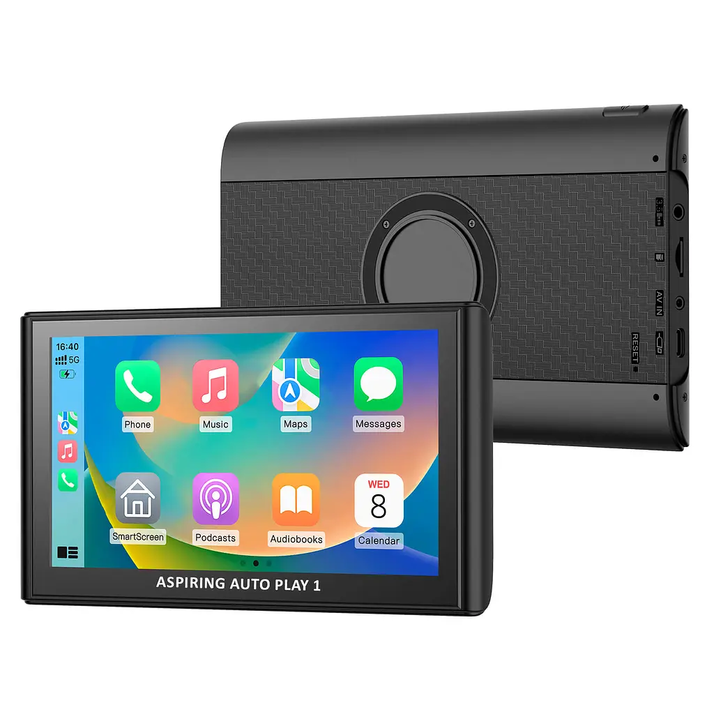 Портативний монітор Aspiring Auto Play 1, Magnet, CarPlay, Android auto - фото 12