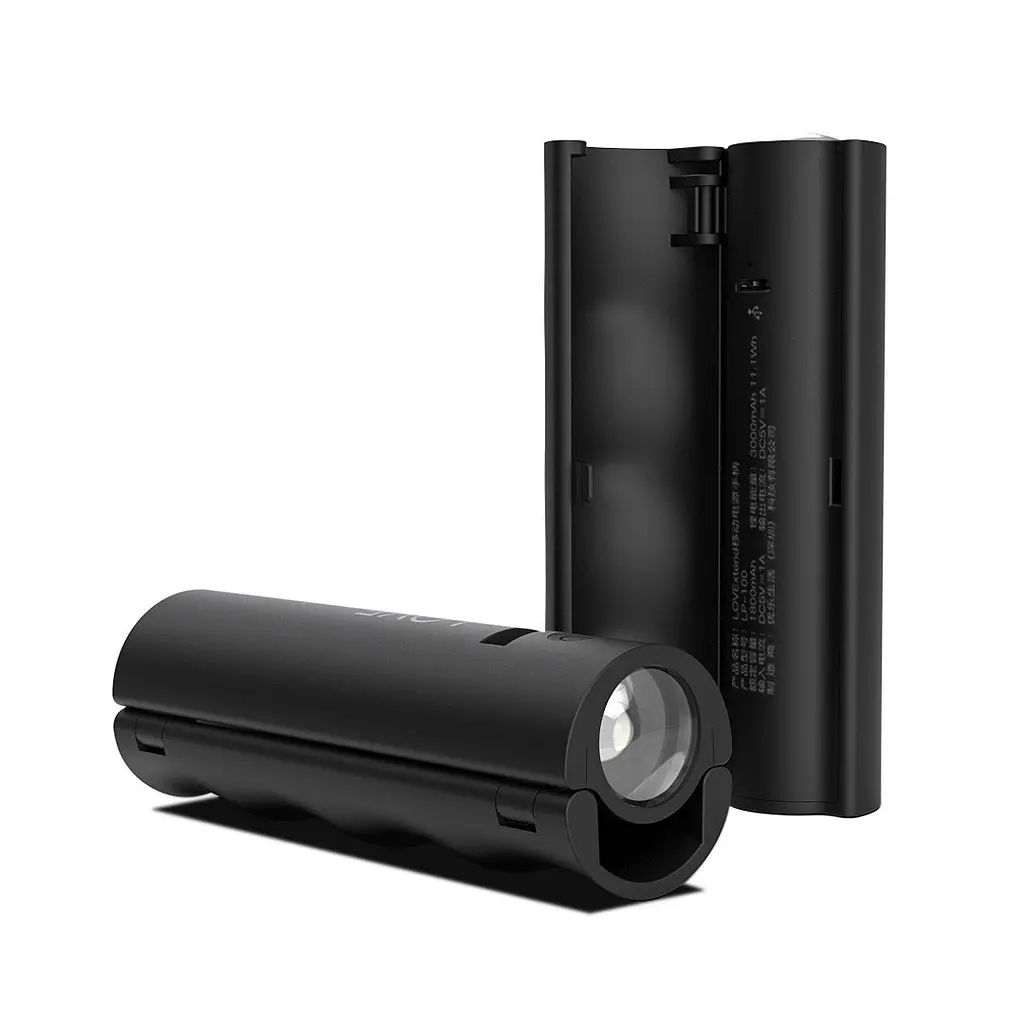 Мультифункциональный фонарик 3 в 1 Xiaomi LOVExtend (LP-100) + power bank 3000 mah - фото 2