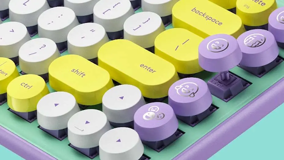 Клавиатура Logitech POP Keys Wireless Mechanical Keyboard Daydream Mint (920-010736) - фото 5