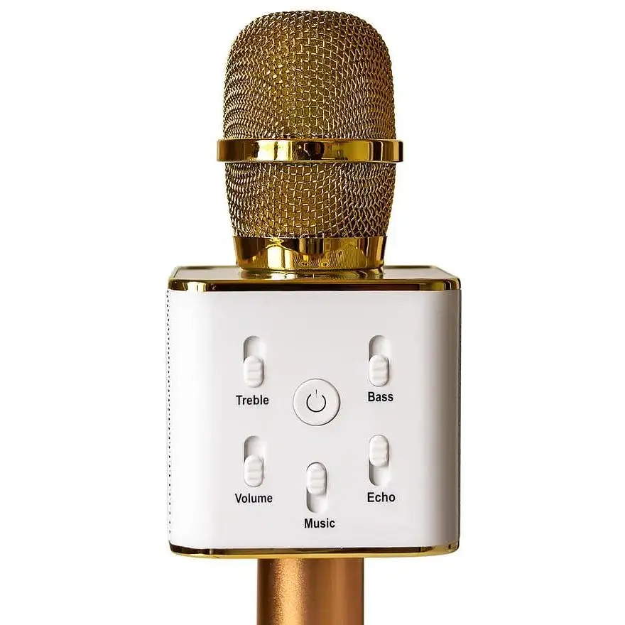 Микрофон-караоке MicGeek Q7 золотой - фото 3