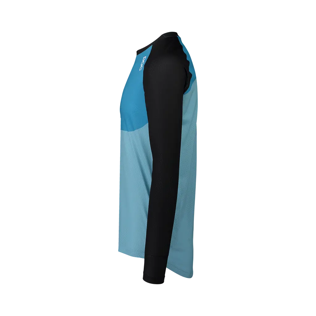 Велоджерсы POC MTB Pure LS Jersey S Черно-Голубой - фото 4