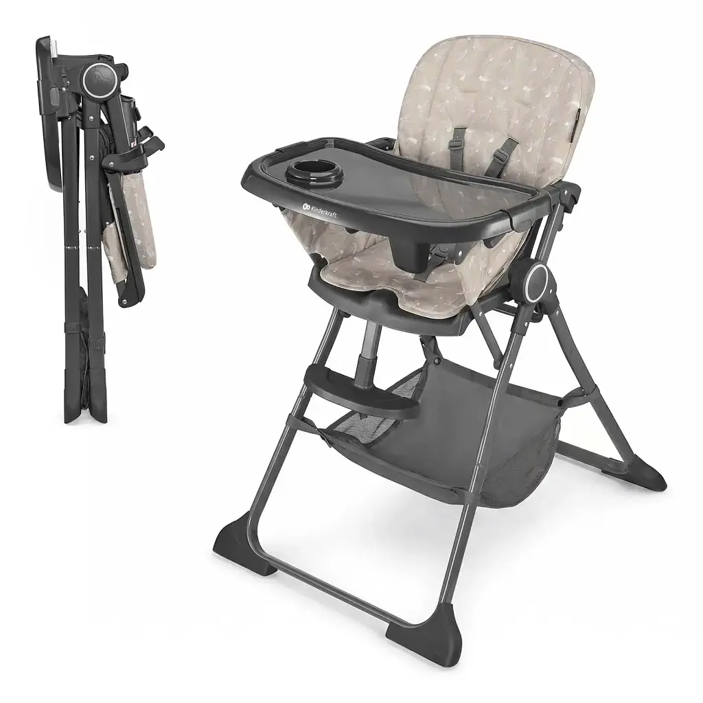 Стільчик для годування Kinderkraft Foldee Birdy Beige (KHFOLD00BEG000N)