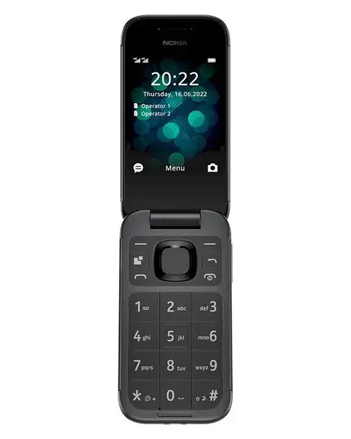 Телефон кнопковий - розкладачка HMD 2660 Flip TA-1711 Dual Sim (1GF033CPH1C01) чорний - фото 3
