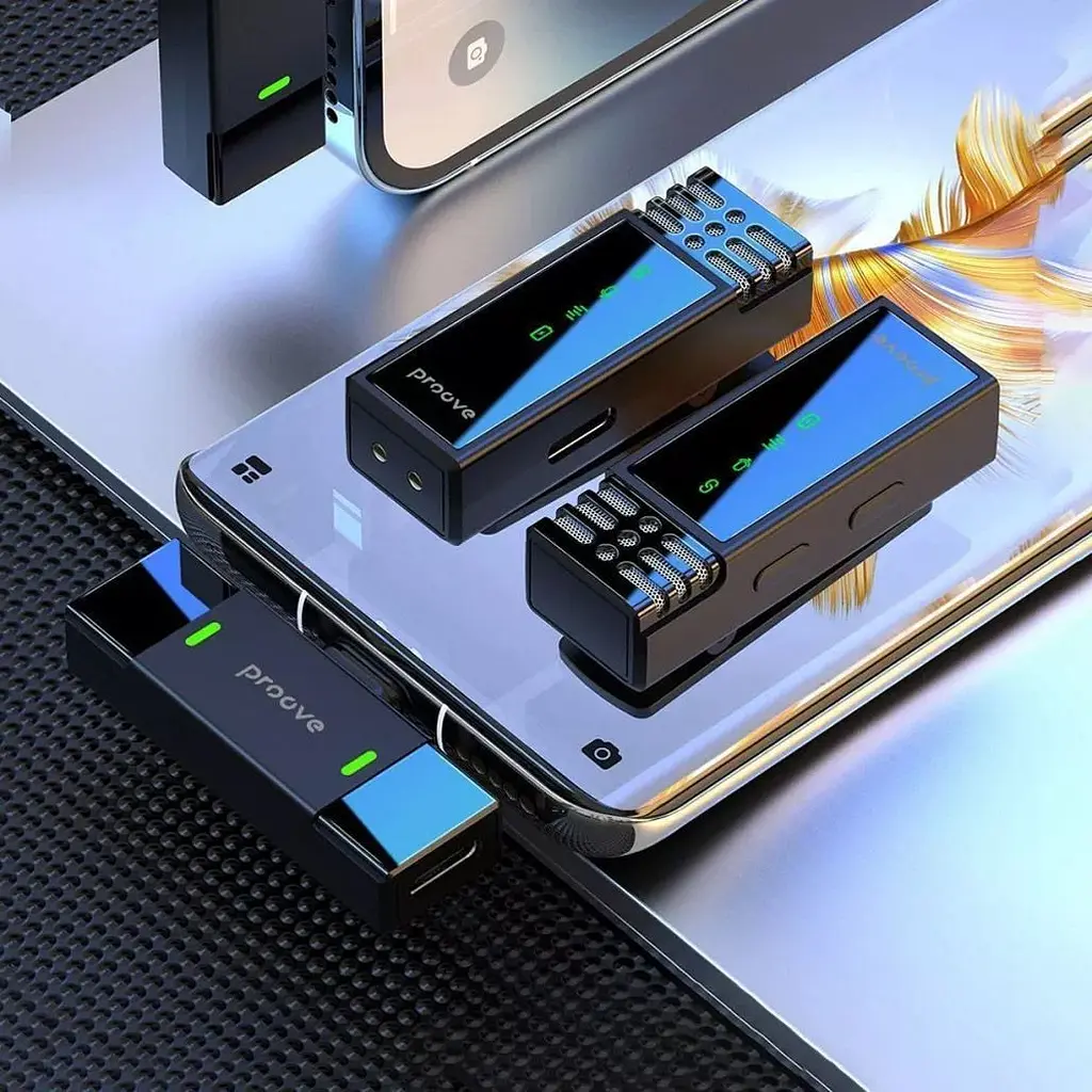 Мікрофонна радіосистема Proove Record USB-C Black (PMRC00010202) [109438] - фото 5