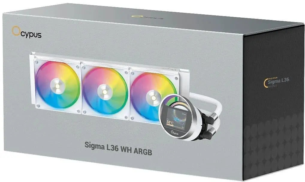 СВО Ocypus Sigma L36 WH ARGB 360мм (SIGMA-L36-WH3AAWWN00X-GL) - фото 15