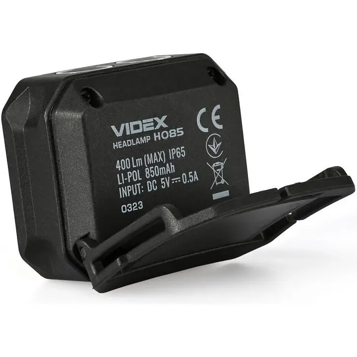 Налобний світлодіодний ліхтарик Videx VLF-H085-OR 400 Lm 5000 K (VLF-H085-OR) - фото 10