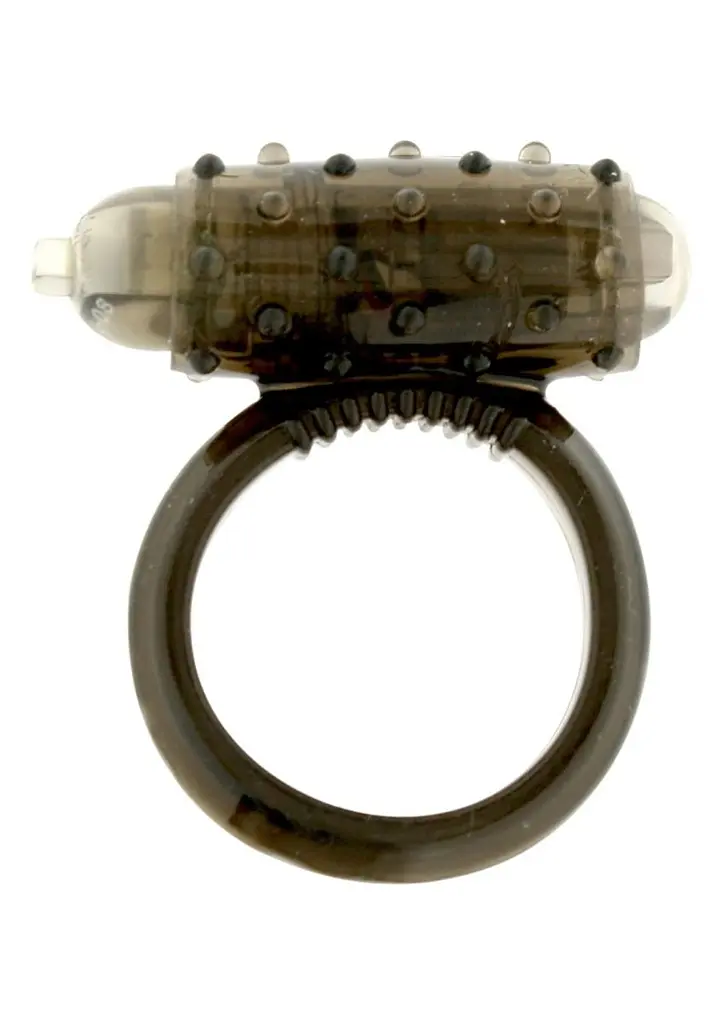 Віброкільце Seven Creations VIibrating Cockring Silicon, 5х3 см (прозорий)