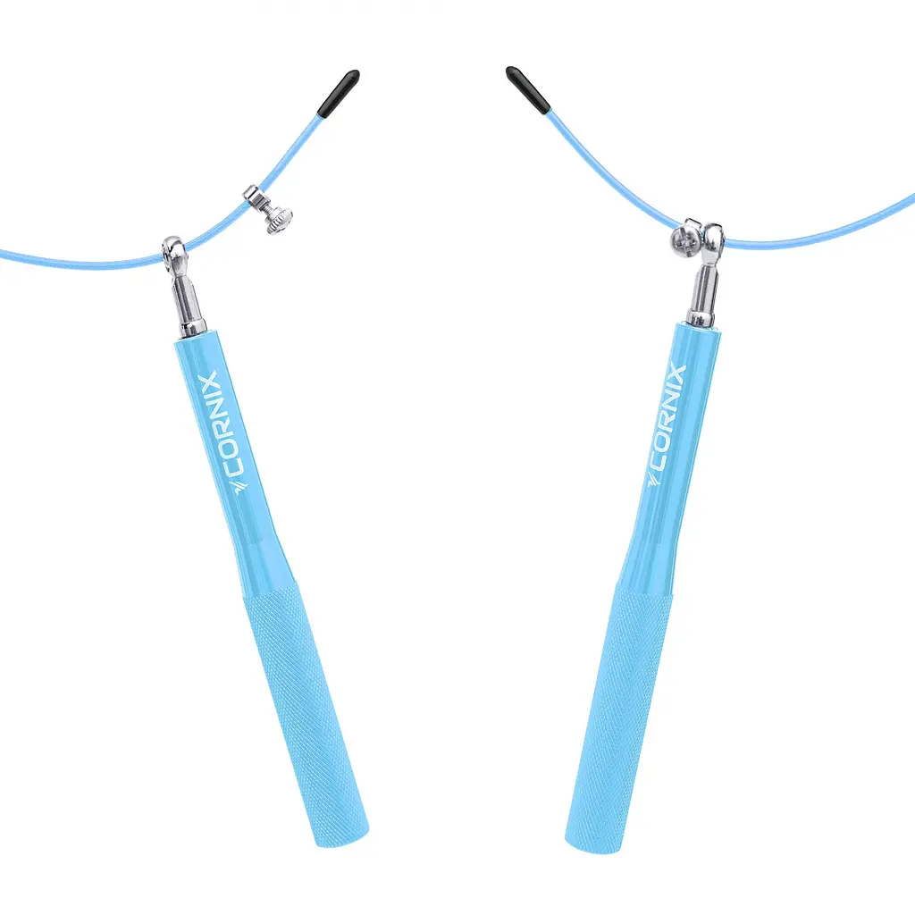 Скакалка швидкісна для кросфіту Cornix Speed Rope XR-0153 Sky Blue - фото 2