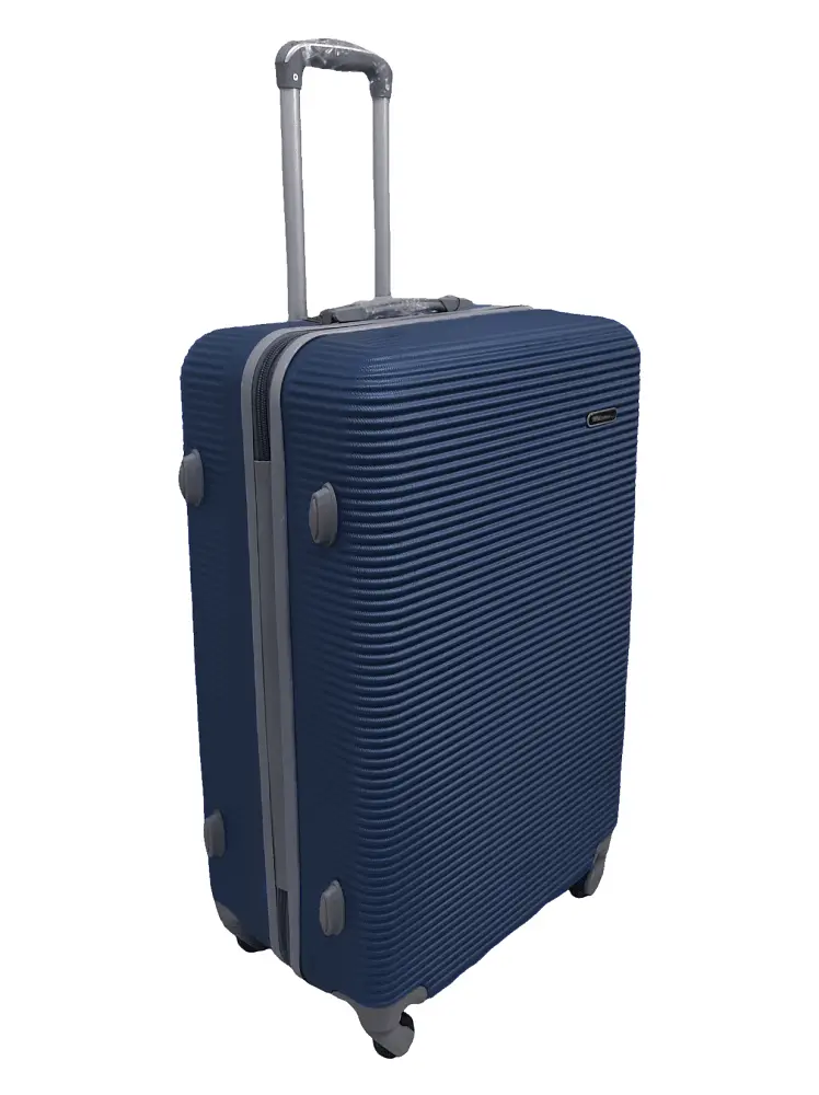 Валіза велика L ABS-пластик Milano bag 004 75,5×50×33,5см 105л Темно-синій - фото 2