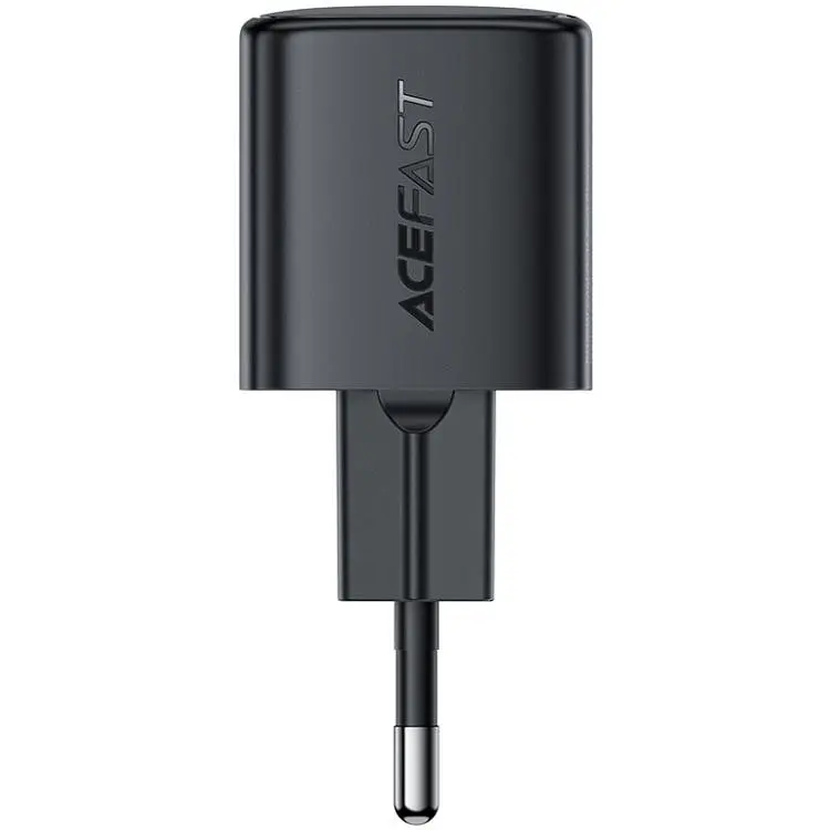 Зарядний пристрій 1xUSB-C 30W Gan A118 Fast Charger black Acefast (6974316284994) - фото 3