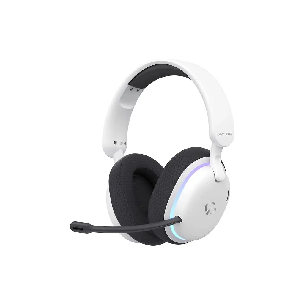 Навушники GamePro Asgard Bragi 7.1 RGB із трьома режимами білі (HSW250W)