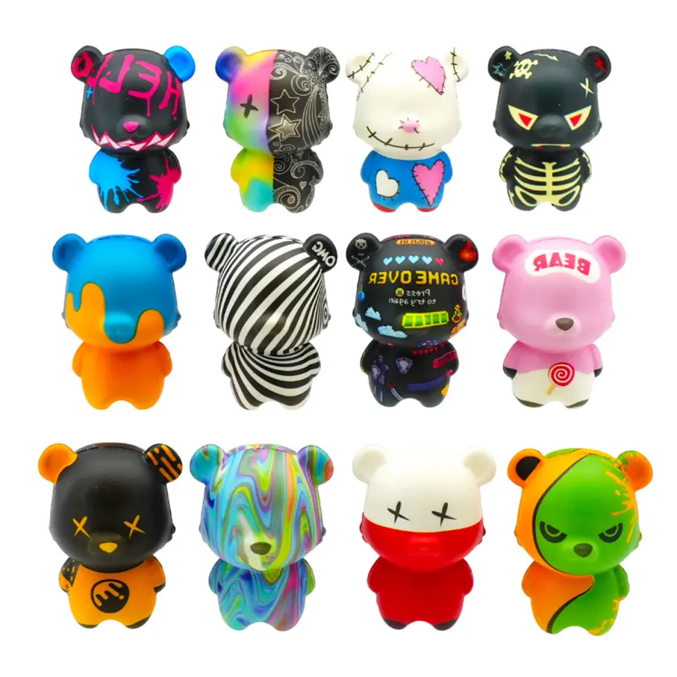 Колекційна іграшка-сквіш Хайпові ведмедики Tiki Wiki SQ027 іграшка-сюрприз - фото 2