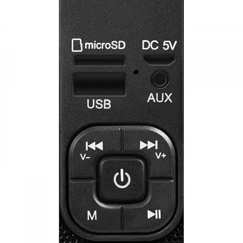 Колонка портативна Defender Beatbox 16, Black, 16 Вт, Bluetooth 5.3, MicroUSB, USB, AUX, MicroSD до 32 ГБ, 1500 mAh, MP3-плеєр, TWS, дальність дії до 10 м, FM (65216) - фото 4