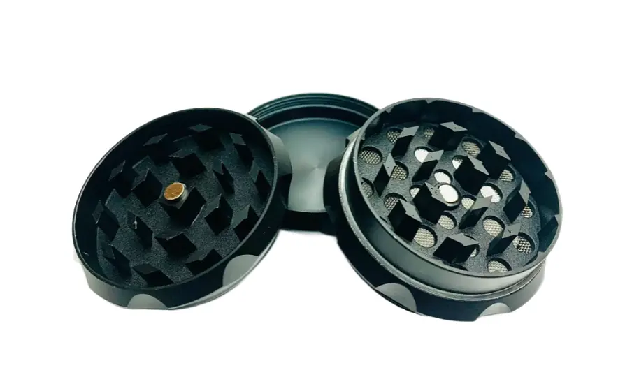 Гриндер для измельчения табака D&K Cannabis DK-5083-4 Black (15713) - фото 3