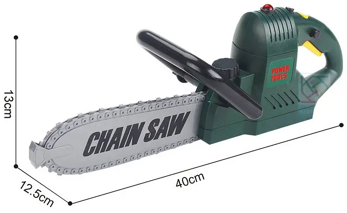 Бензопила для дітей Power Tools — зі звуком, світлом і рухомим ланцюгом - фото 8