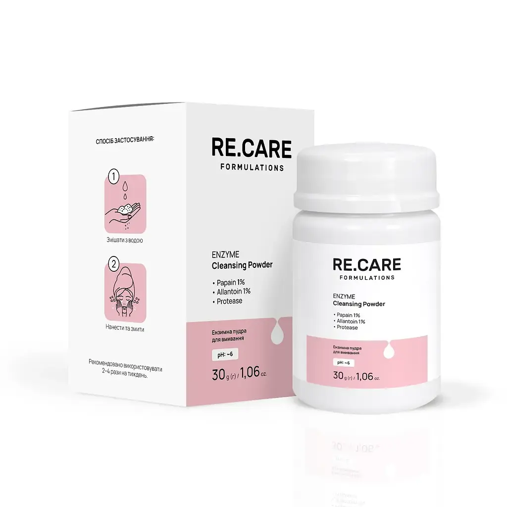 Ензимна пудра для вмивання Enzyme Cleansing Powder RE.CARE 30 г - фото 5