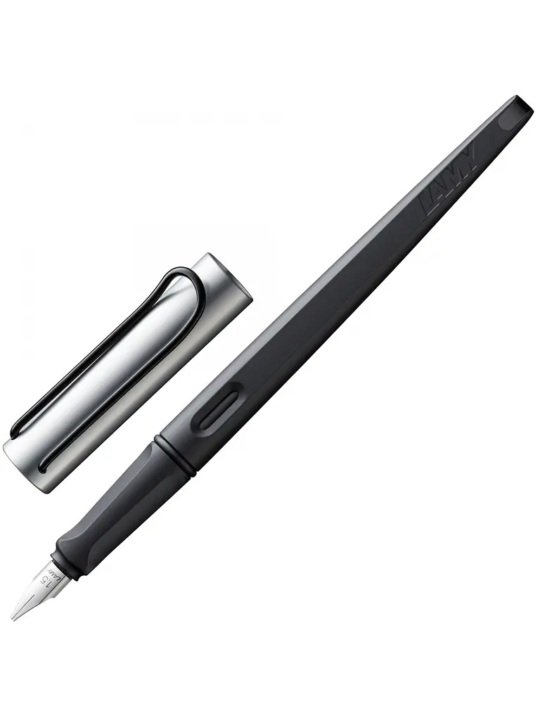 Чорнильна Ручка Lamy Joy Матова Чорна з хромованим ковпачком 1,5 мм, Чорнила T10 Сині (4029991)