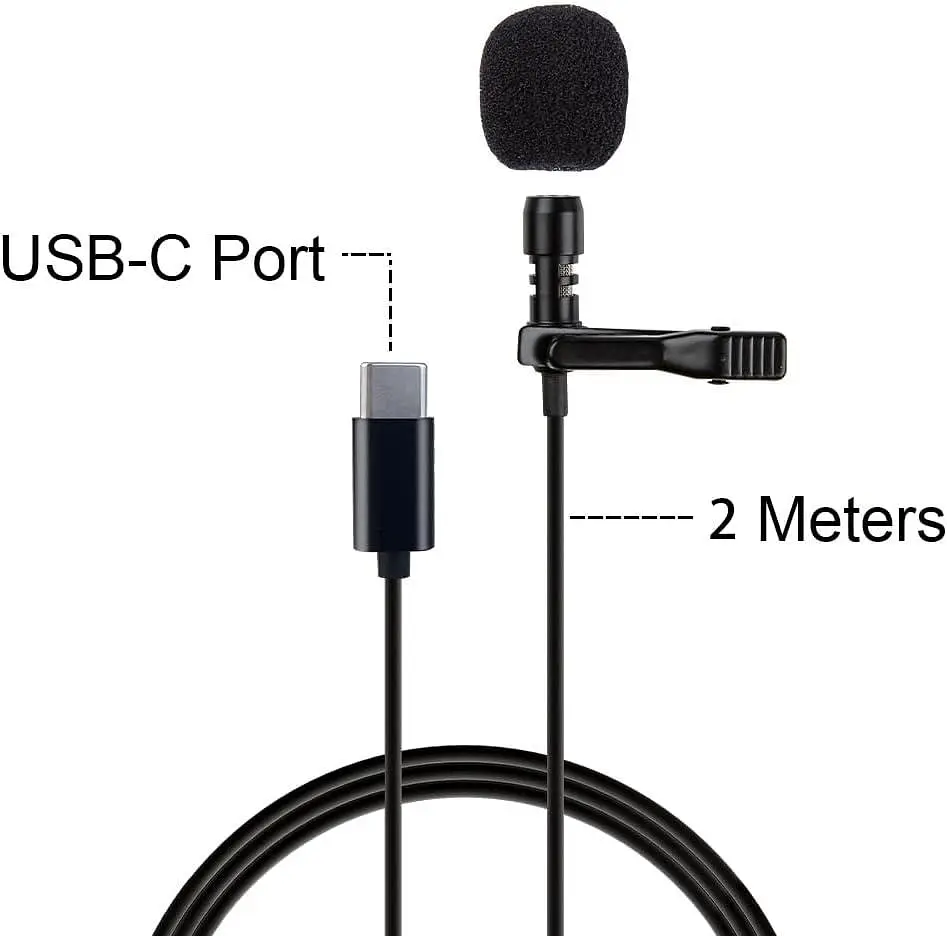 Петличний мікрофон Fyvadio USB С - фото 2