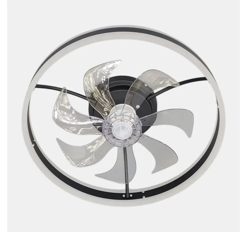 Стельова LED-люстра-вентилятор Artlight FS301BK, чорна, 71 Вт, від 10-18 м² - фото 2