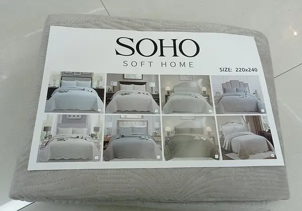 Покривало Soho Leavs Ivory 220x240 см бежеве (A120112) - фото 9