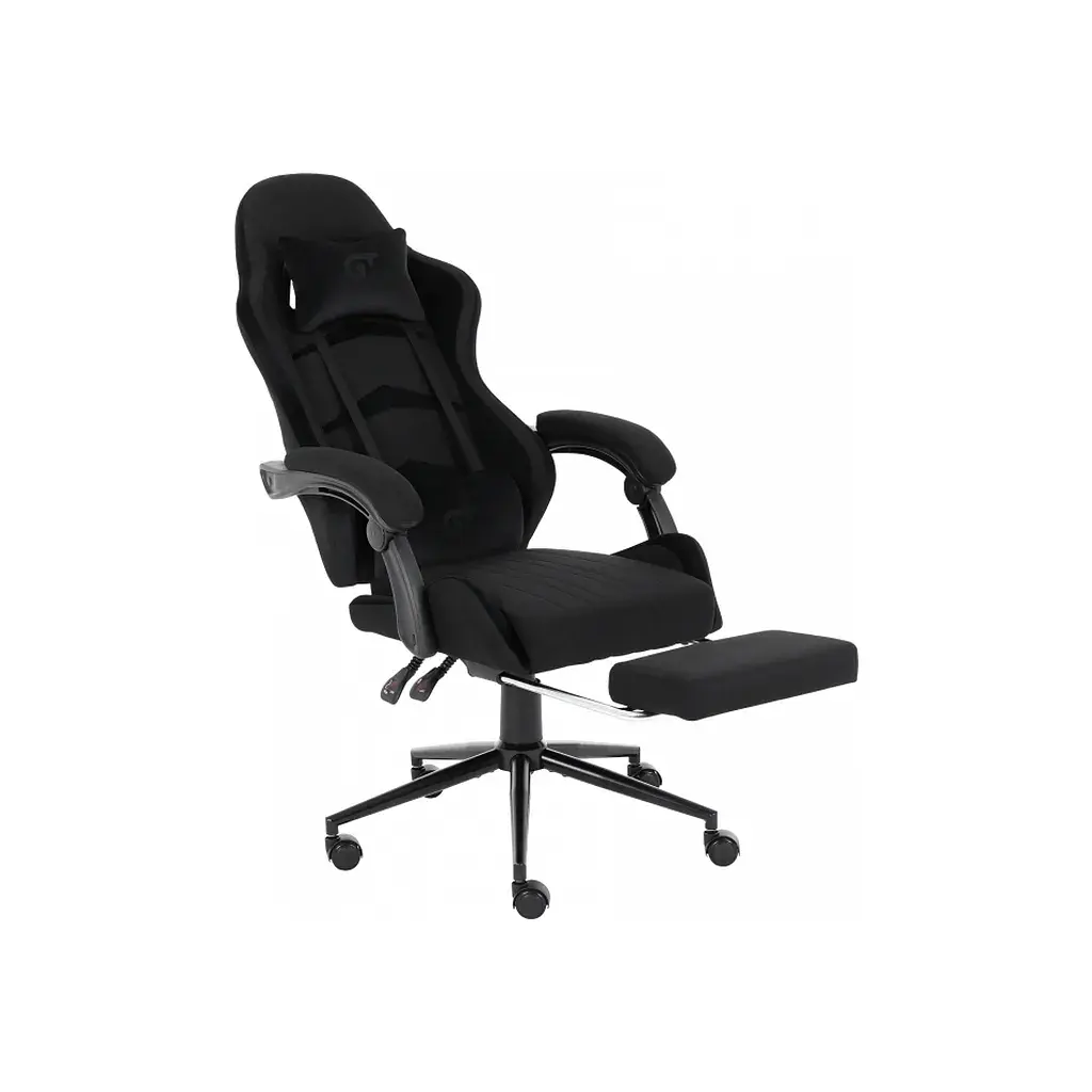 Крісло ігрове GT Racer X-2324 Black Suede (X-2324 Fabric Black Suede) - фото 4