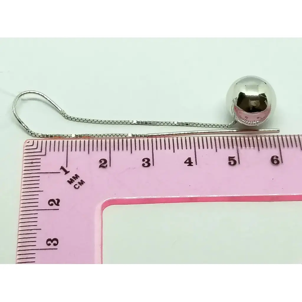 Срібні сережки-протяжки Qvaliz. 902-0808OR - фото 4