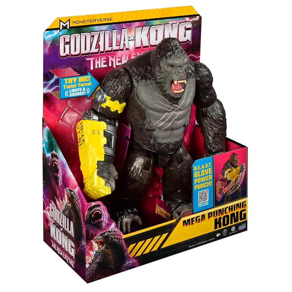 Фігурка GODZILLA X KONG – МЕГАПОТУЖНИЙ УДАР КОНГА (світло, звук) Godzilla vs. Kong 35585 - фото 8