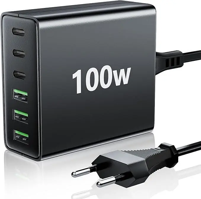 Мережевий зарядний пристрій USB-C 100W на 6 портів - фото 8