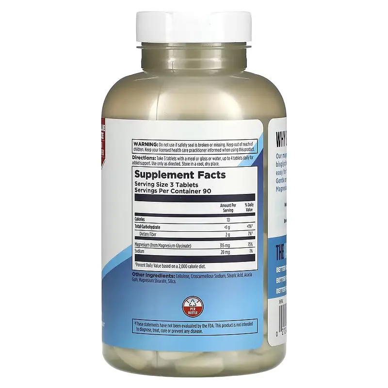 Магній High Absorption Magnesium Fully Chelated 270 таблеток KAL vit0005488 - фото 2