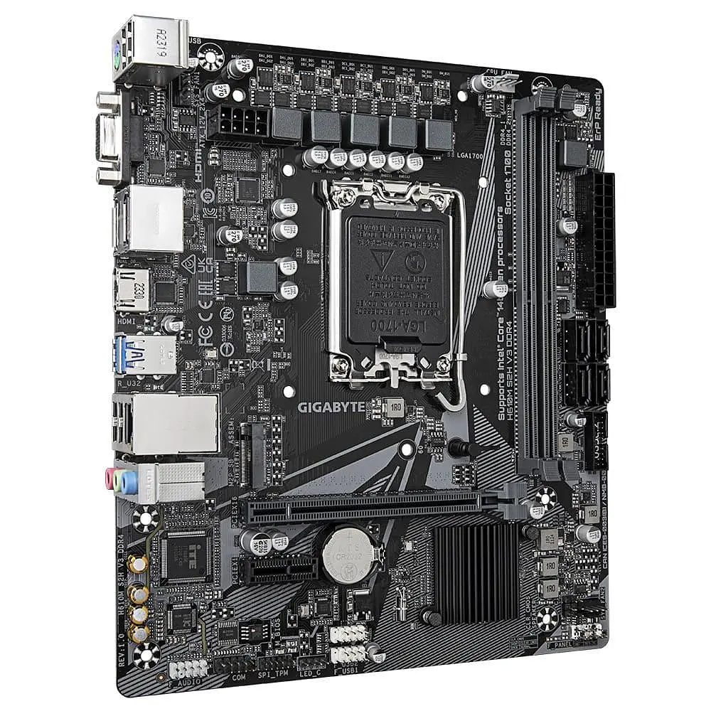 Материнська плата GIGABYTE H610M S2H V3 DDR4 (H610M S2H V3 DDR4) (Socket 1700, Intel H610, Micro-ATX) - фото 2