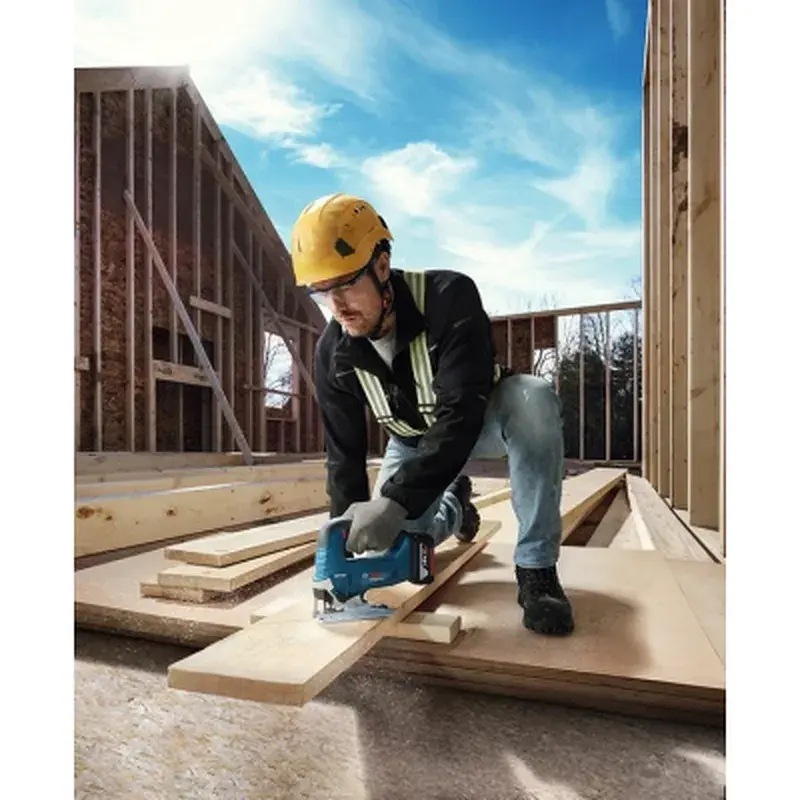 Електролобзик Bosch GST 185-LI, 18В, 4Аг, 0-3500 об/хв, хід 26мм, кейс (0.601.5B3.023) - фото 9