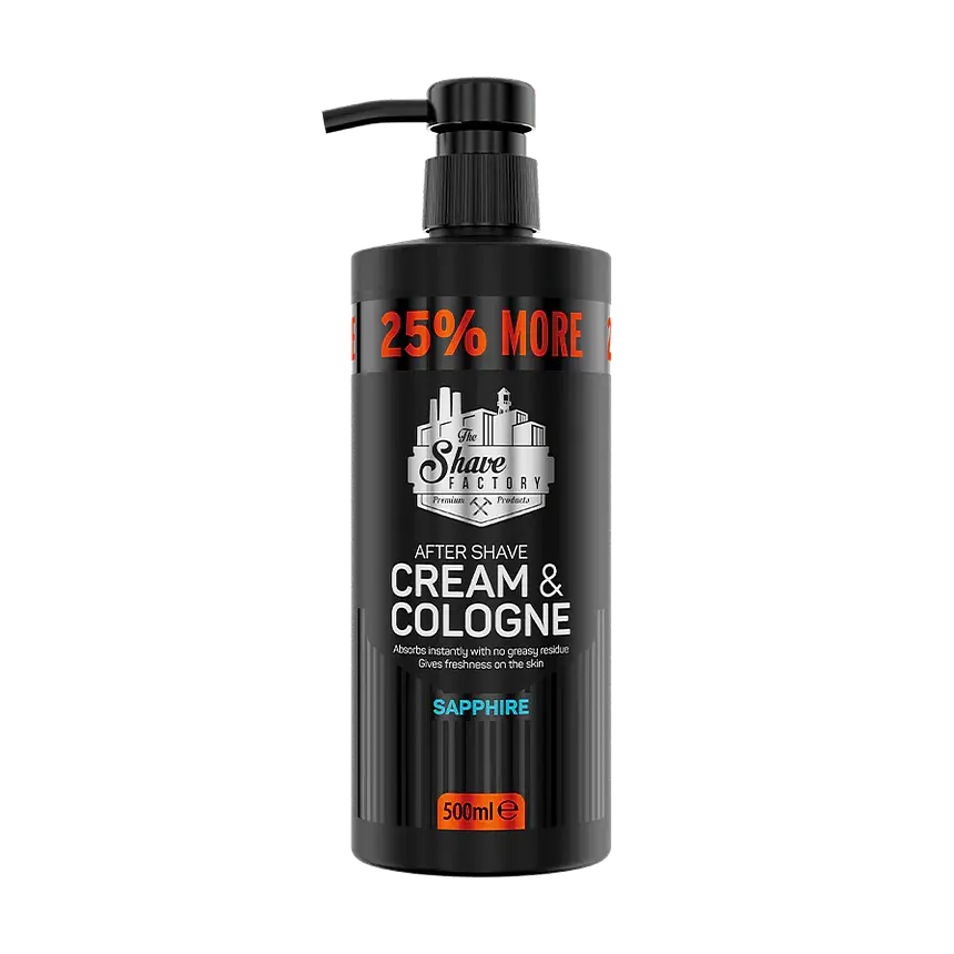Крем-одеколон після гоління The Shave Factory After Shave Cream & Cologne Sapphire 500 мл