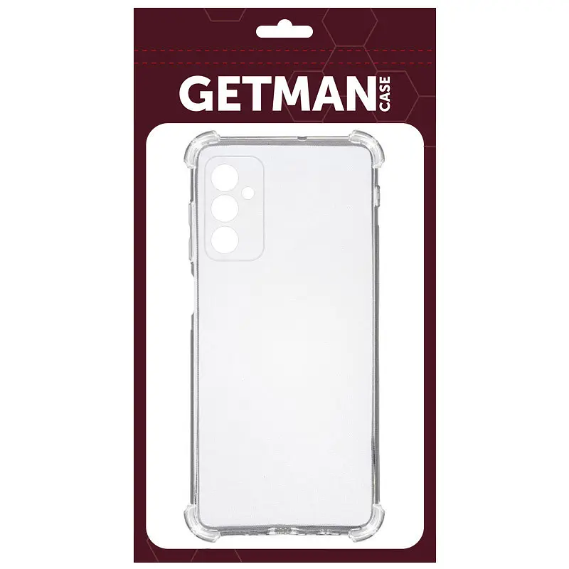 TPU чохол GETMAN Ease logo посилені кути Full Camera для Samsung Galaxy A04s Безбарвний (прозорий) - фото 2