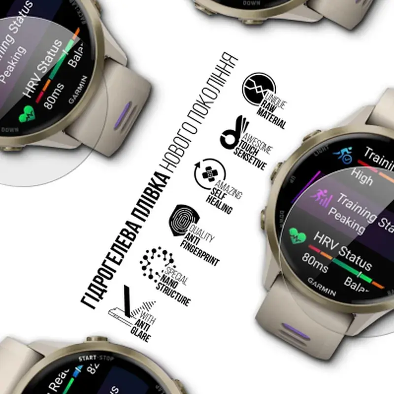 Плівка захисна Armorstandart Matte hydrogel Garmin Forerunner 970 6 pcs (ARM92018) - фото 2